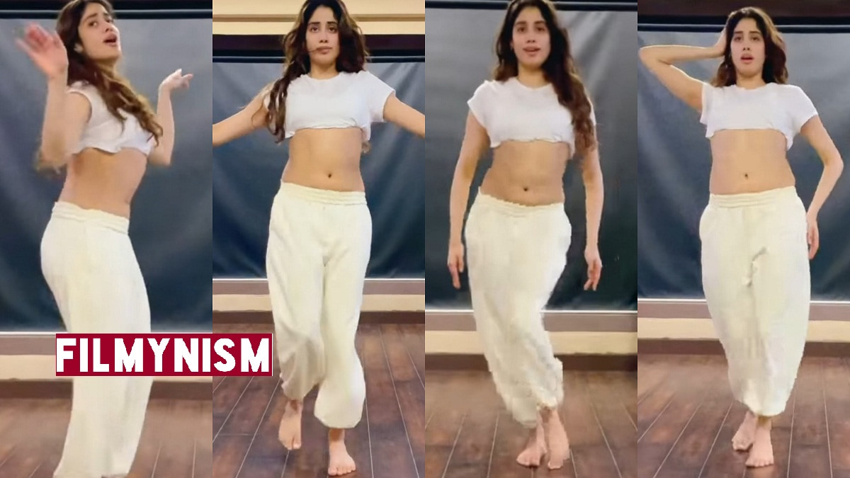 Actress Jahnvi Kapoor Belly Dance-Filmynism