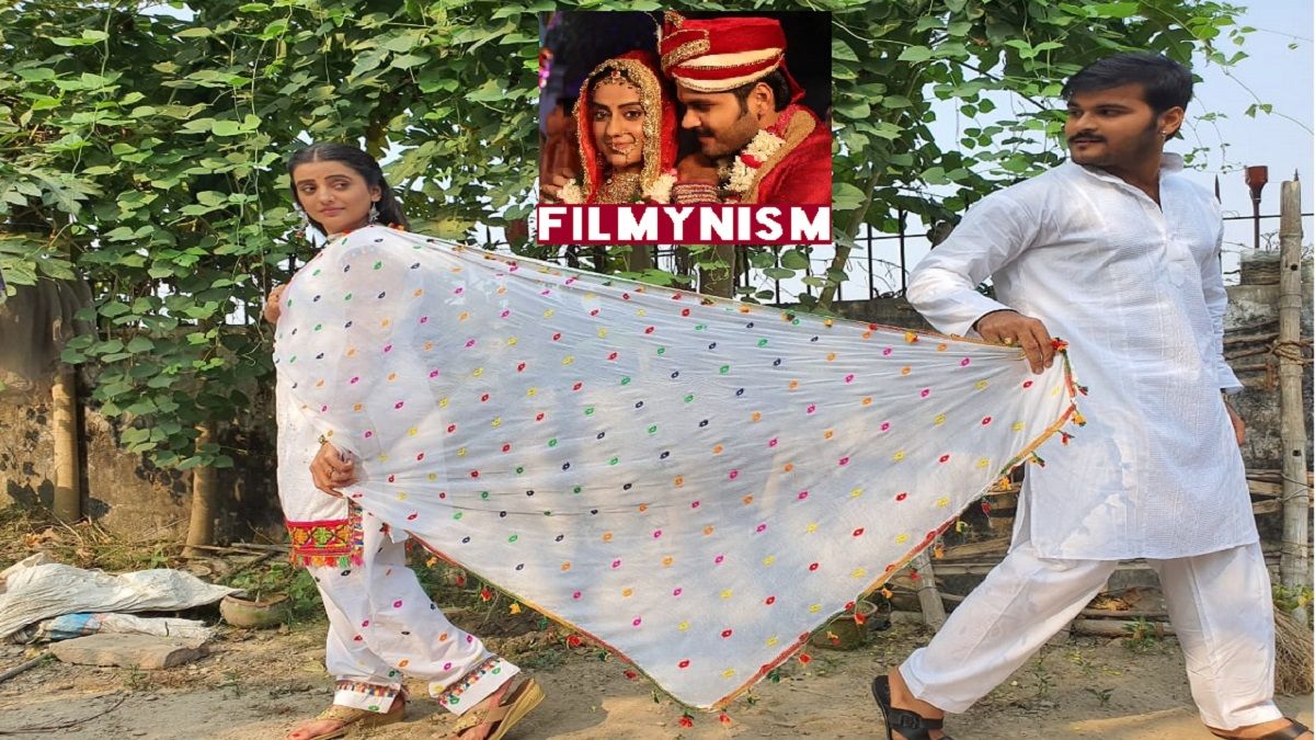 Akshara Singh and Arvind Akela Kallu in Shubh Ghadi Aayo-Filmynism